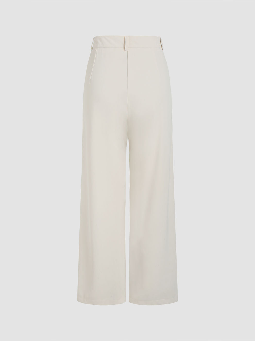 Pleated Wide Leg Trousers