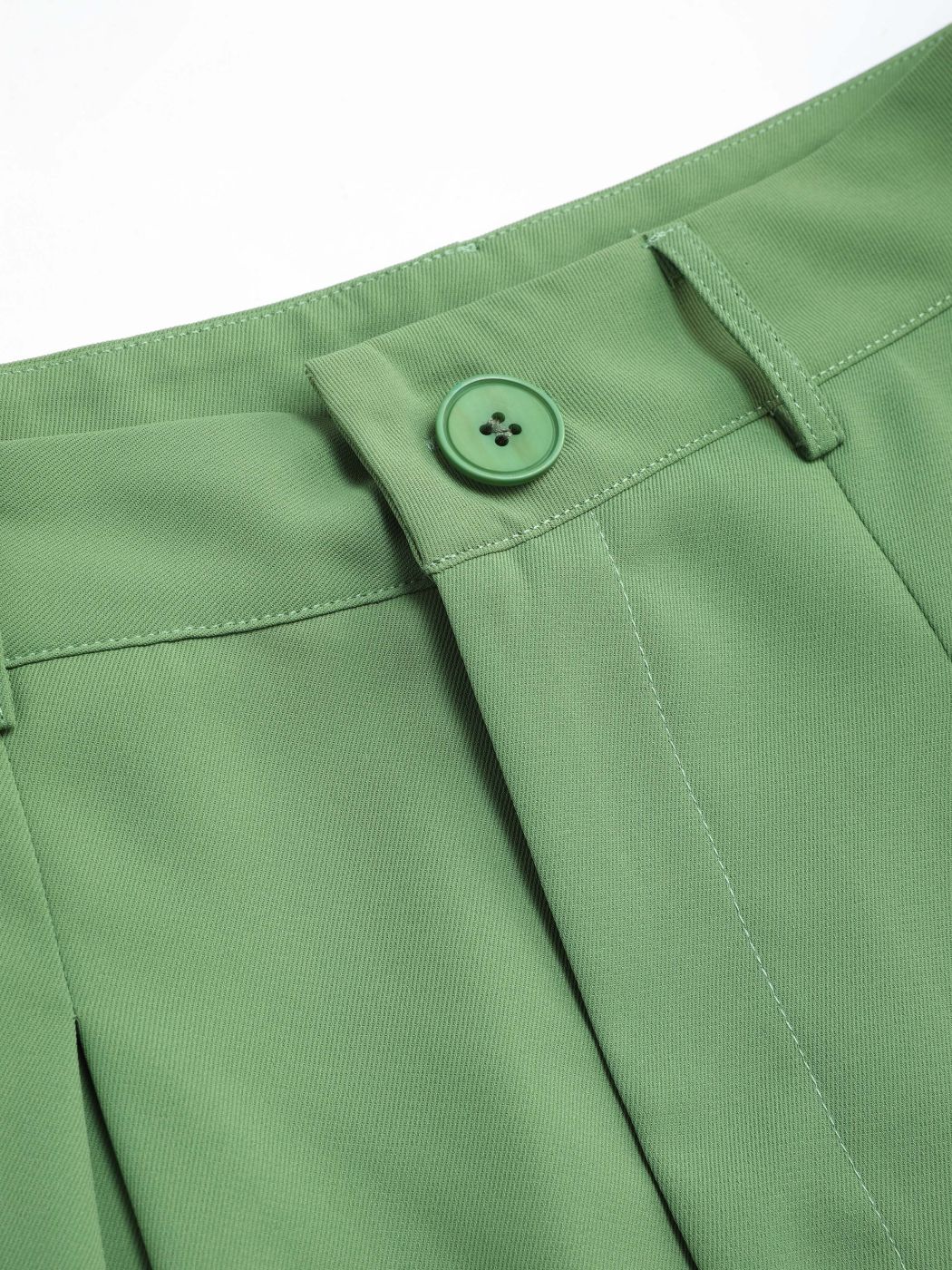 Pleated Wide Leg Trousers
