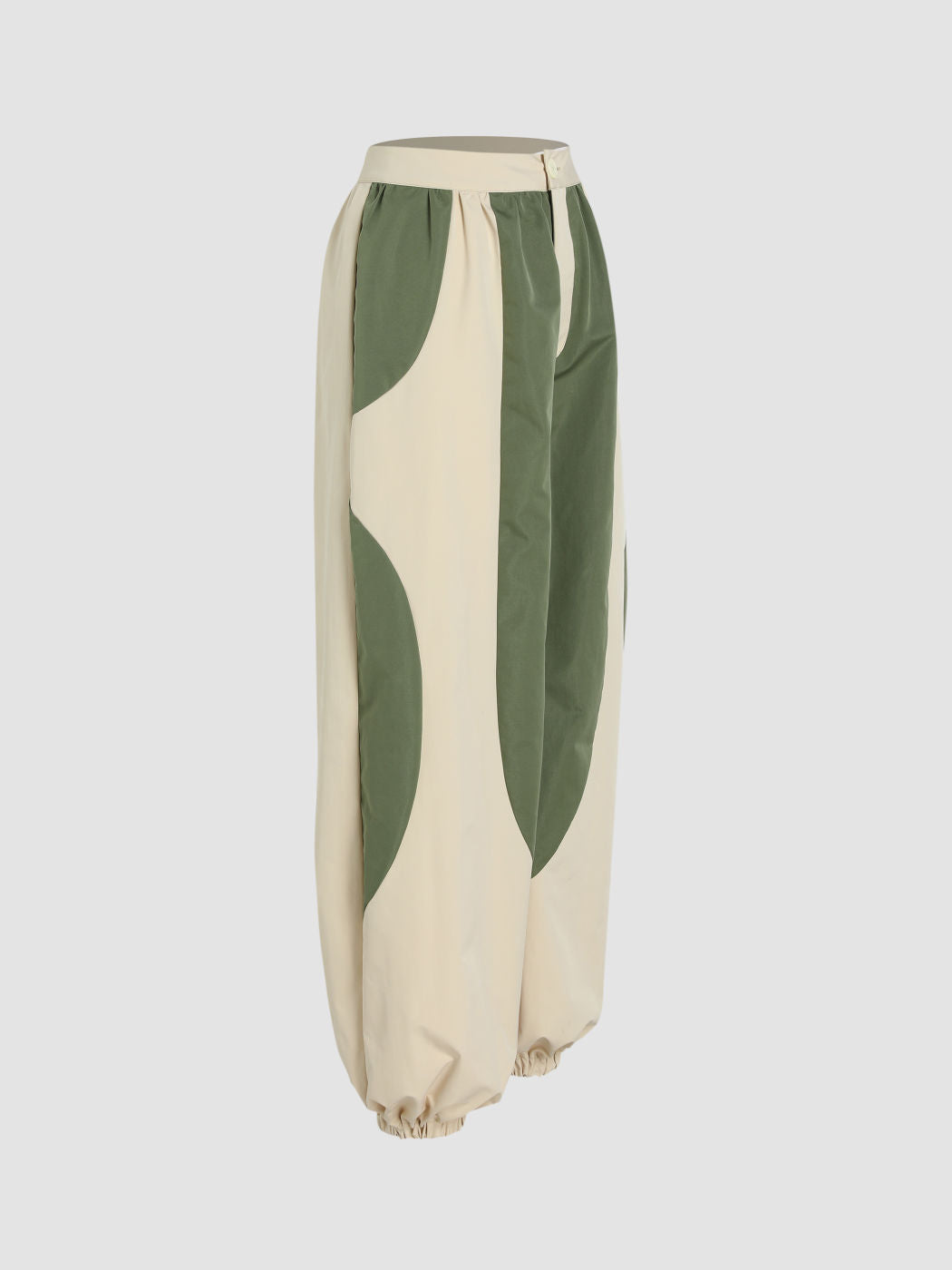 Woven Patchy Jogger Pants