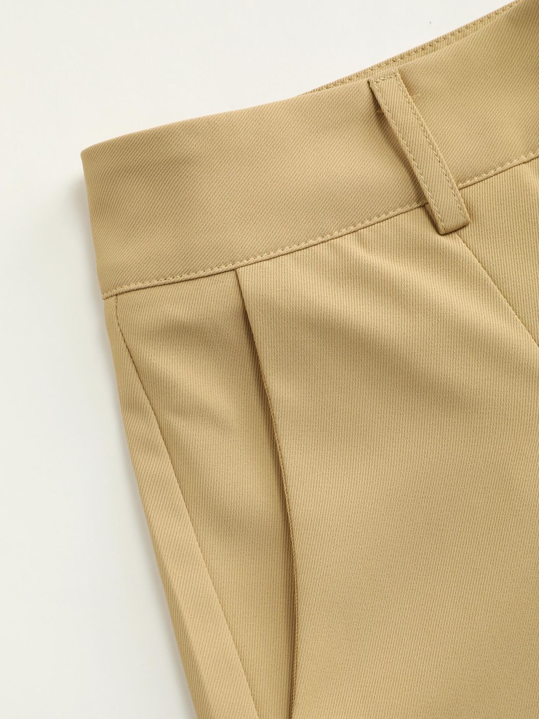 Pleated Wide Leg Trousers