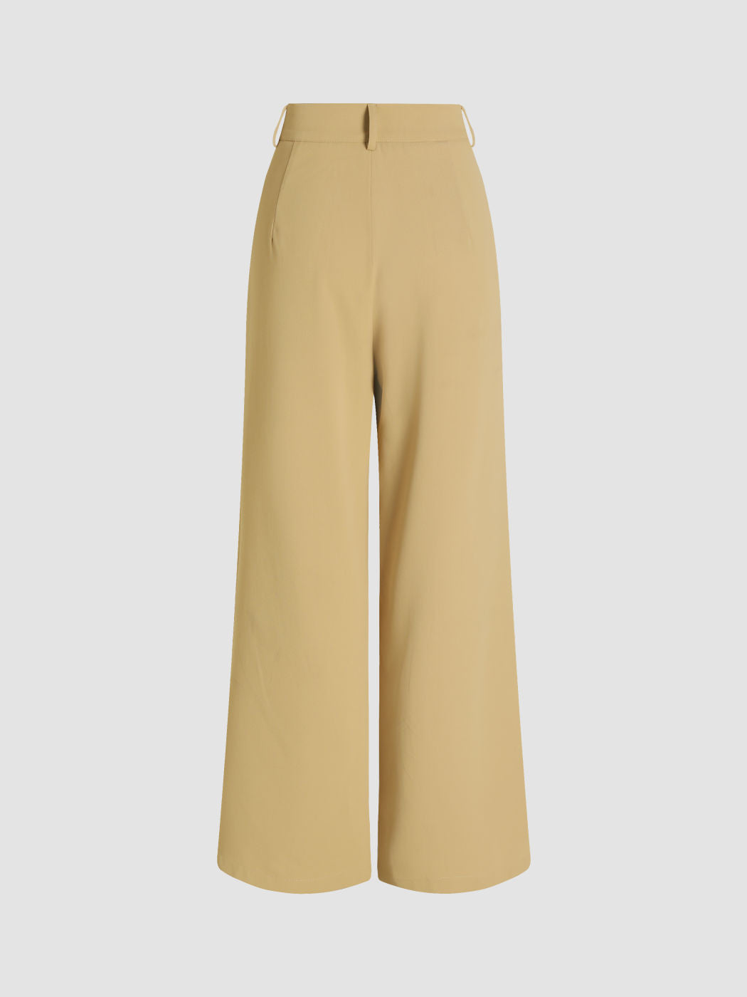 Pleated Wide Leg Trousers
