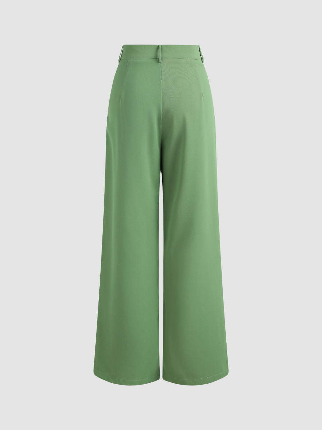Pleated Wide Leg Trousers