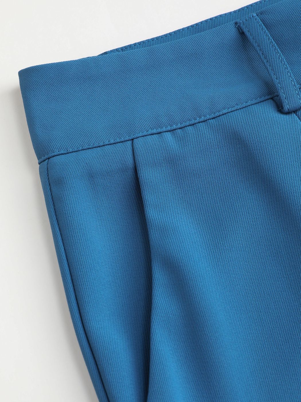 Pleated Wide Leg Trousers