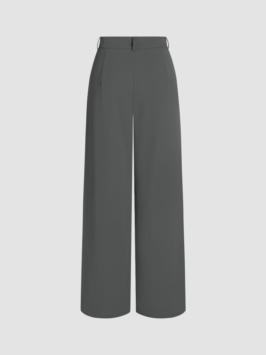 Pleated Wide Leg Trousers