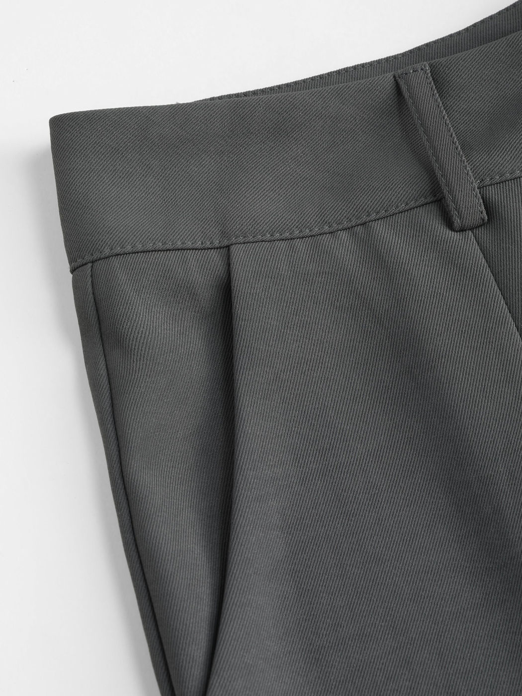 Pleated Wide Leg Trousers