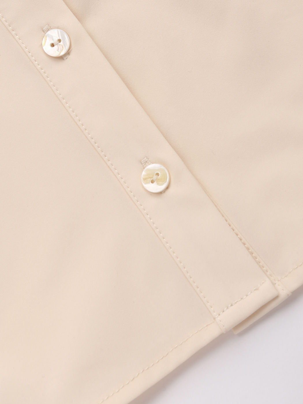 Collar Button Drawstring Short Sleeve Crop Shirt