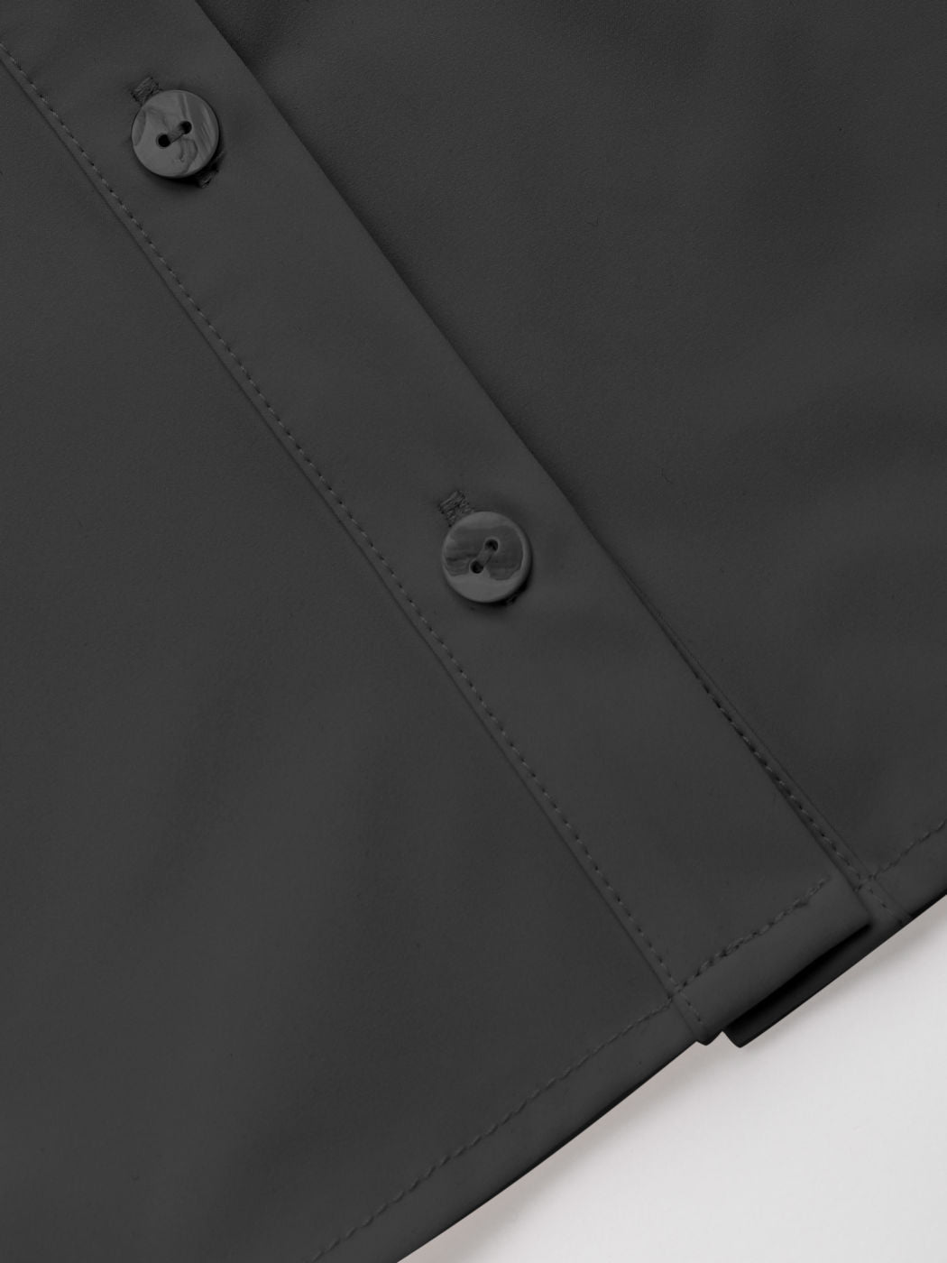 Collar Button Drawstring Short Sleeve Crop Shirt