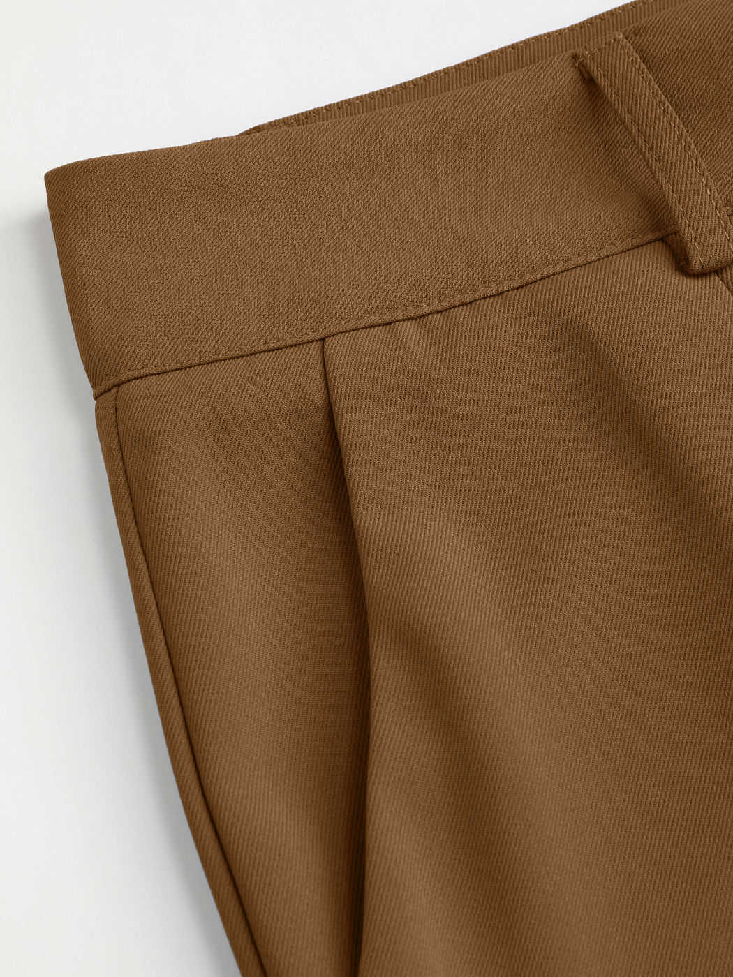 Pleated Wide Leg Trousers