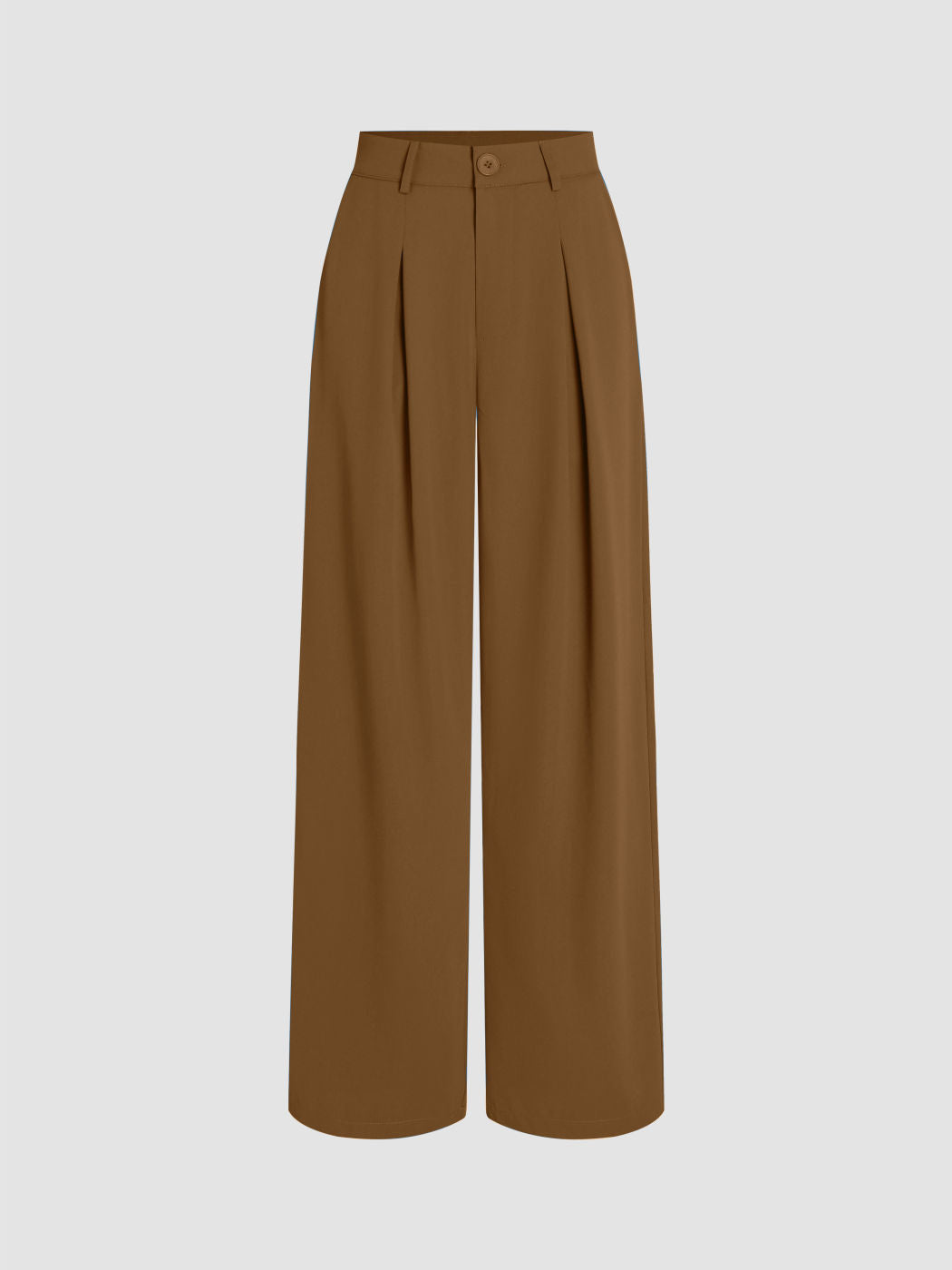 Pleated Wide Leg Trousers