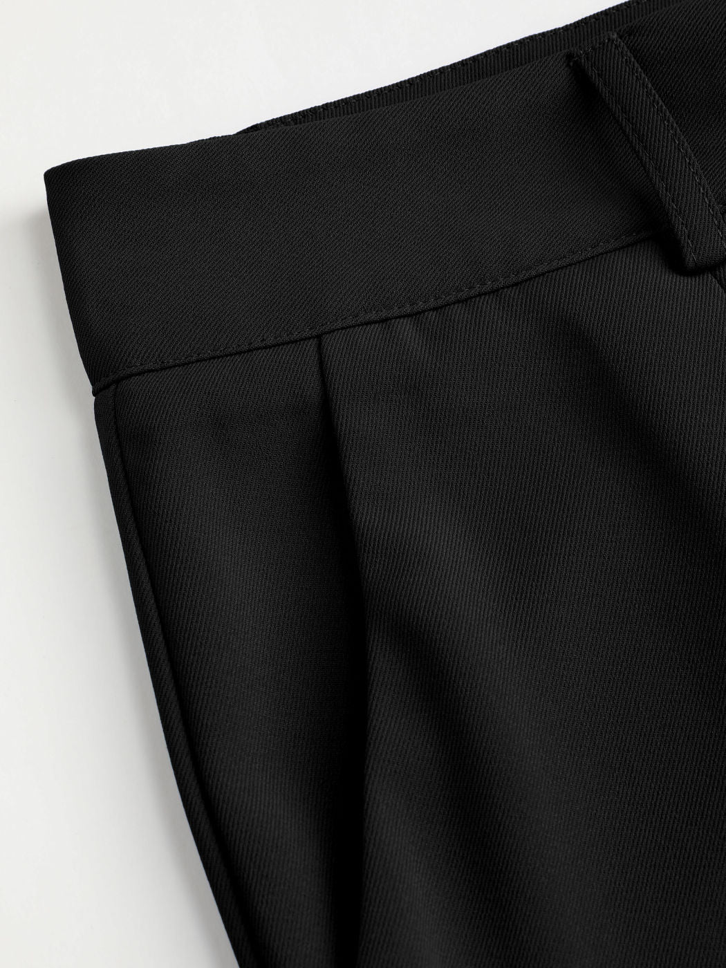 Pleated Wide Leg Trousers