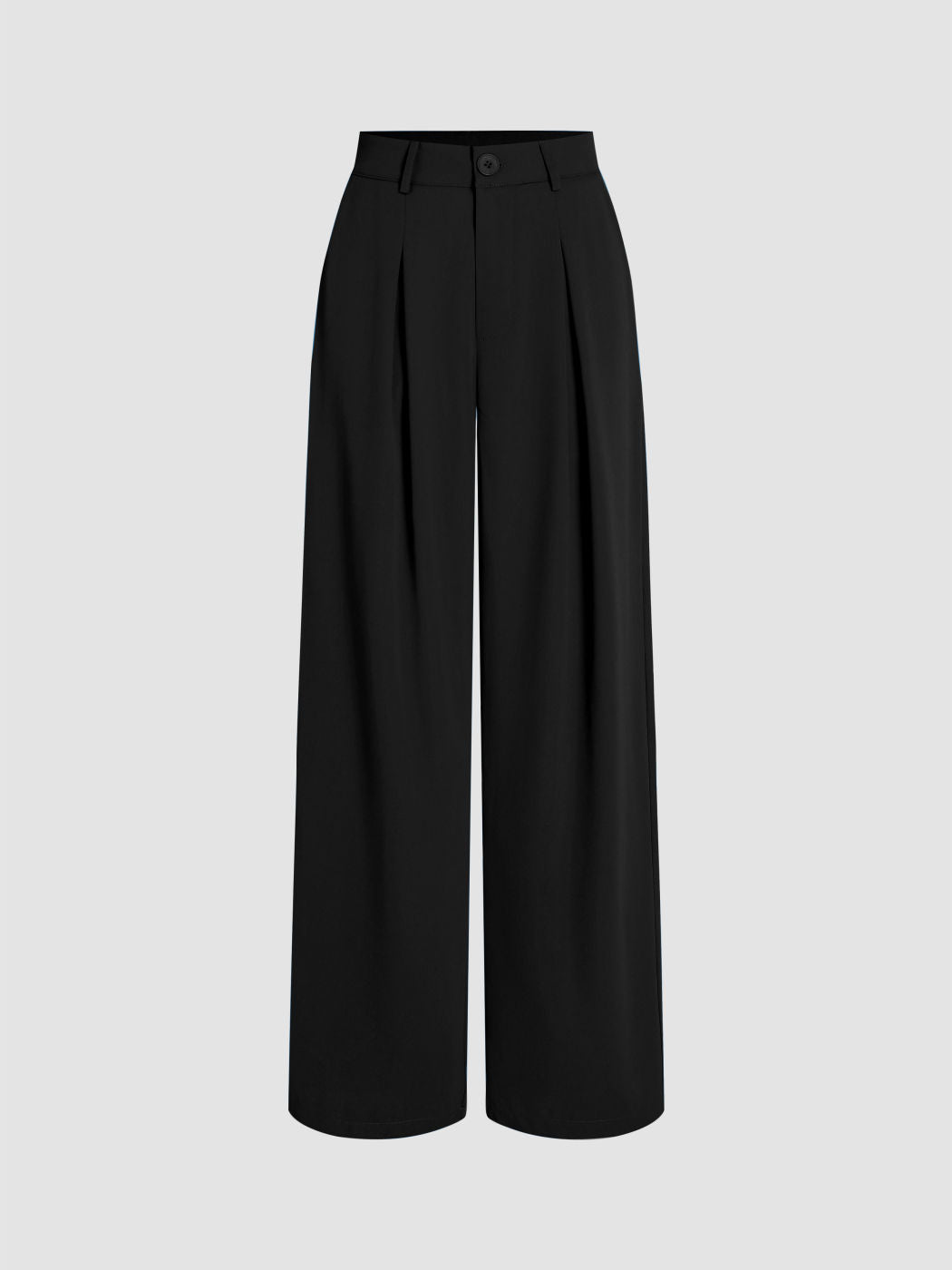 Pleated Wide Leg Trousers