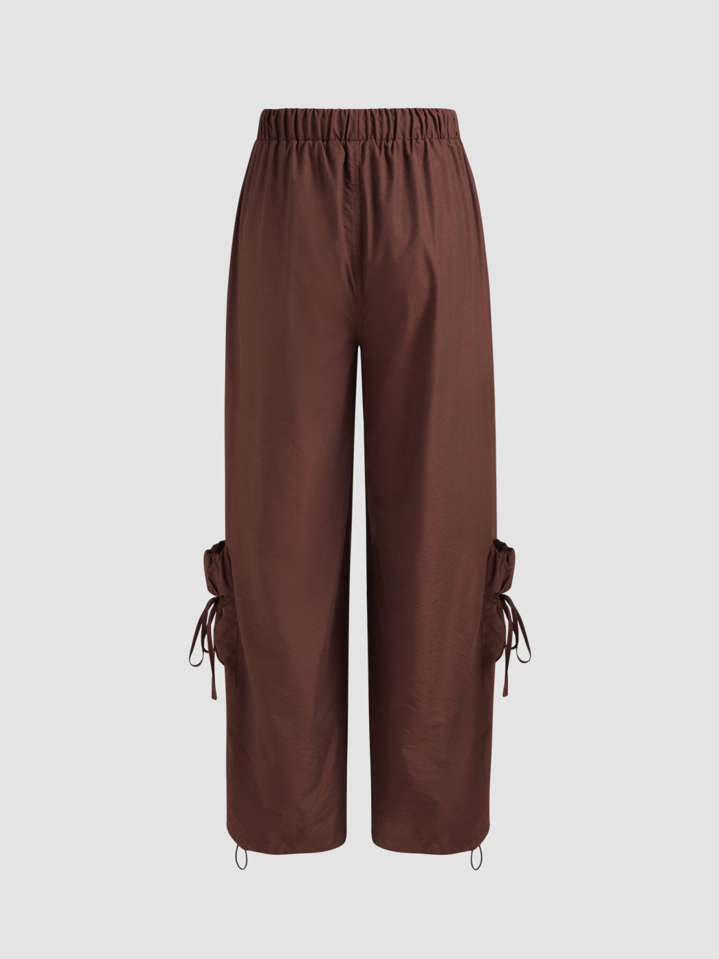 Mid Rise Knotted Pocket Cargo Pants