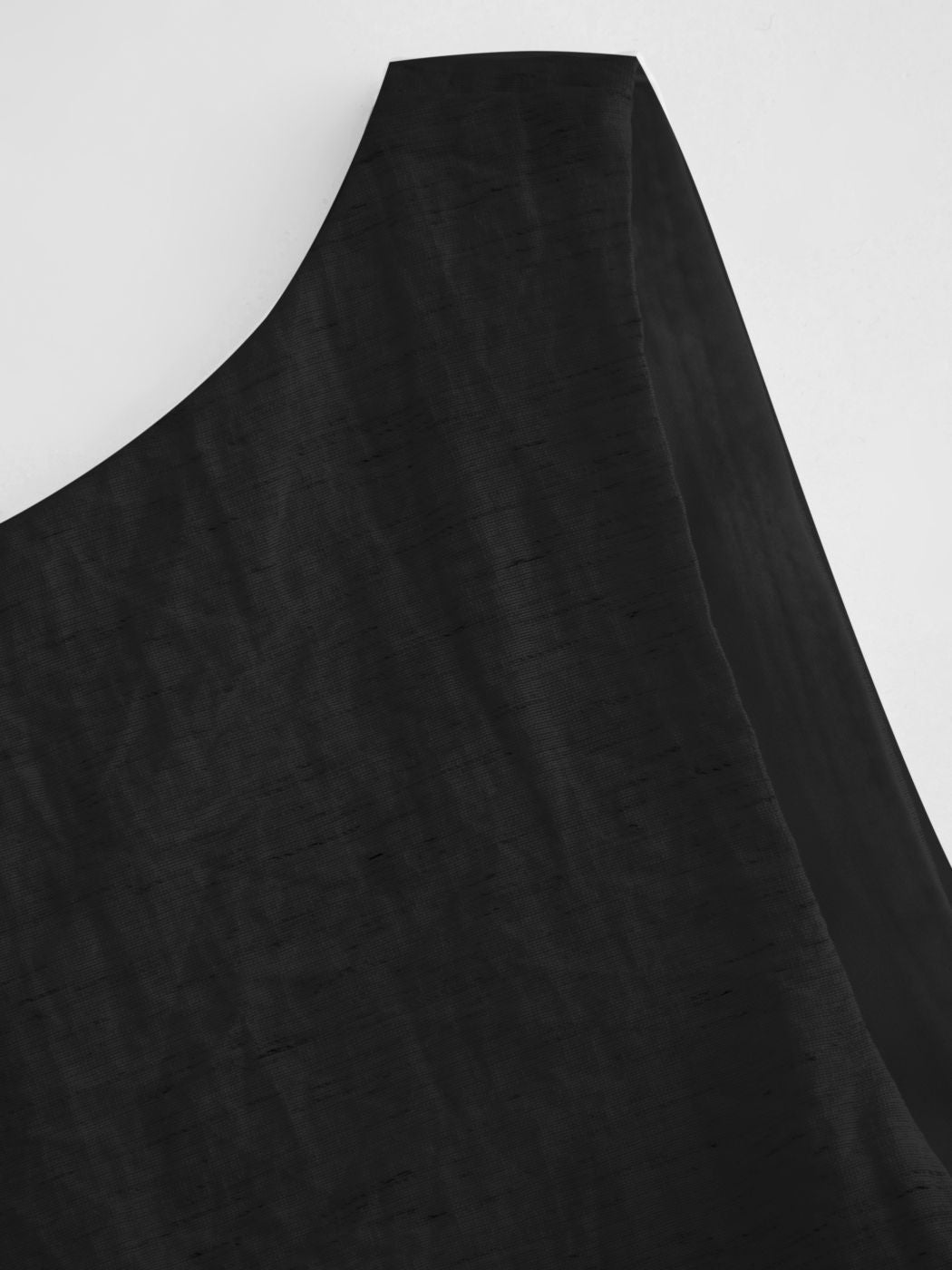 Linen-blend Boat Neck Solid Knotted Backless Mini Dress