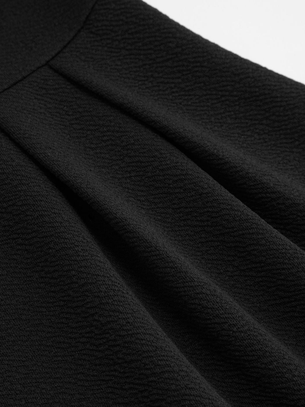 Square Neck Tie Back Ruffle Mini Dress