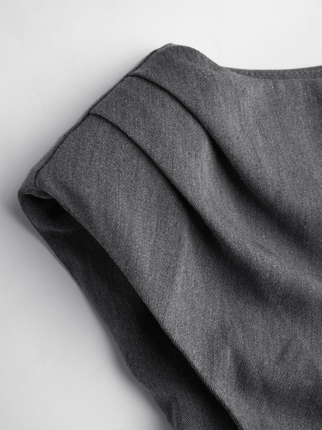 Boat Neck Ruched Split Maxi Dress