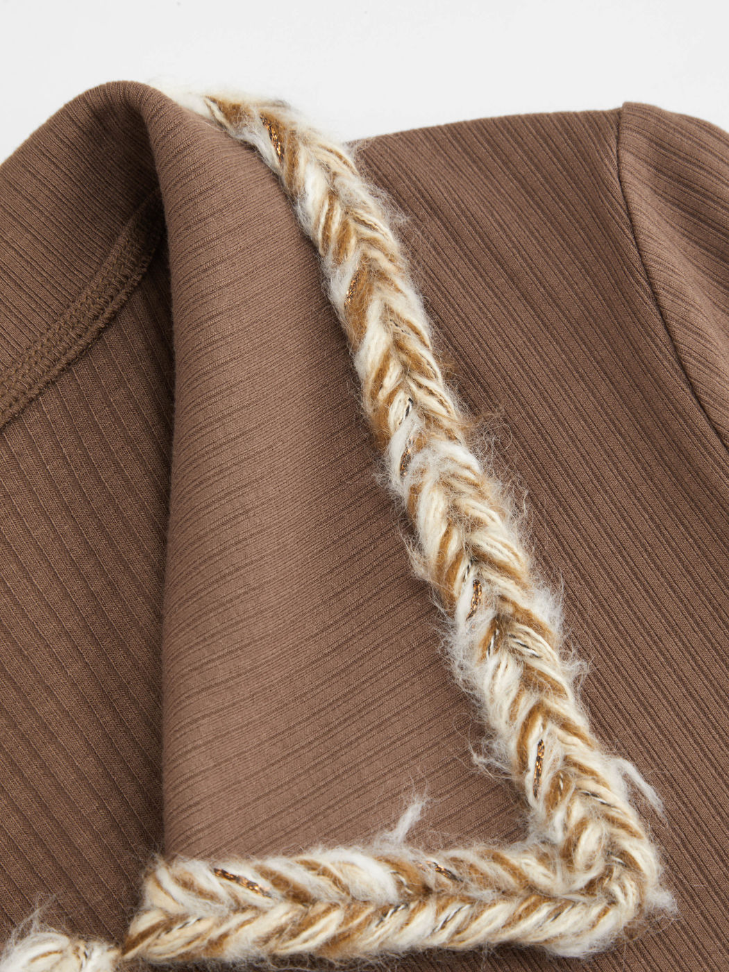 Collar Braid Binding Pocket Midi Dress