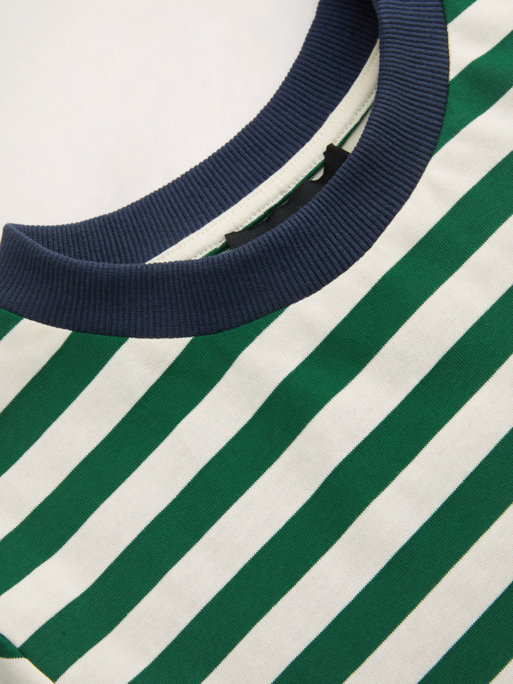 Oversized Cotton-blend Stripe Tee
