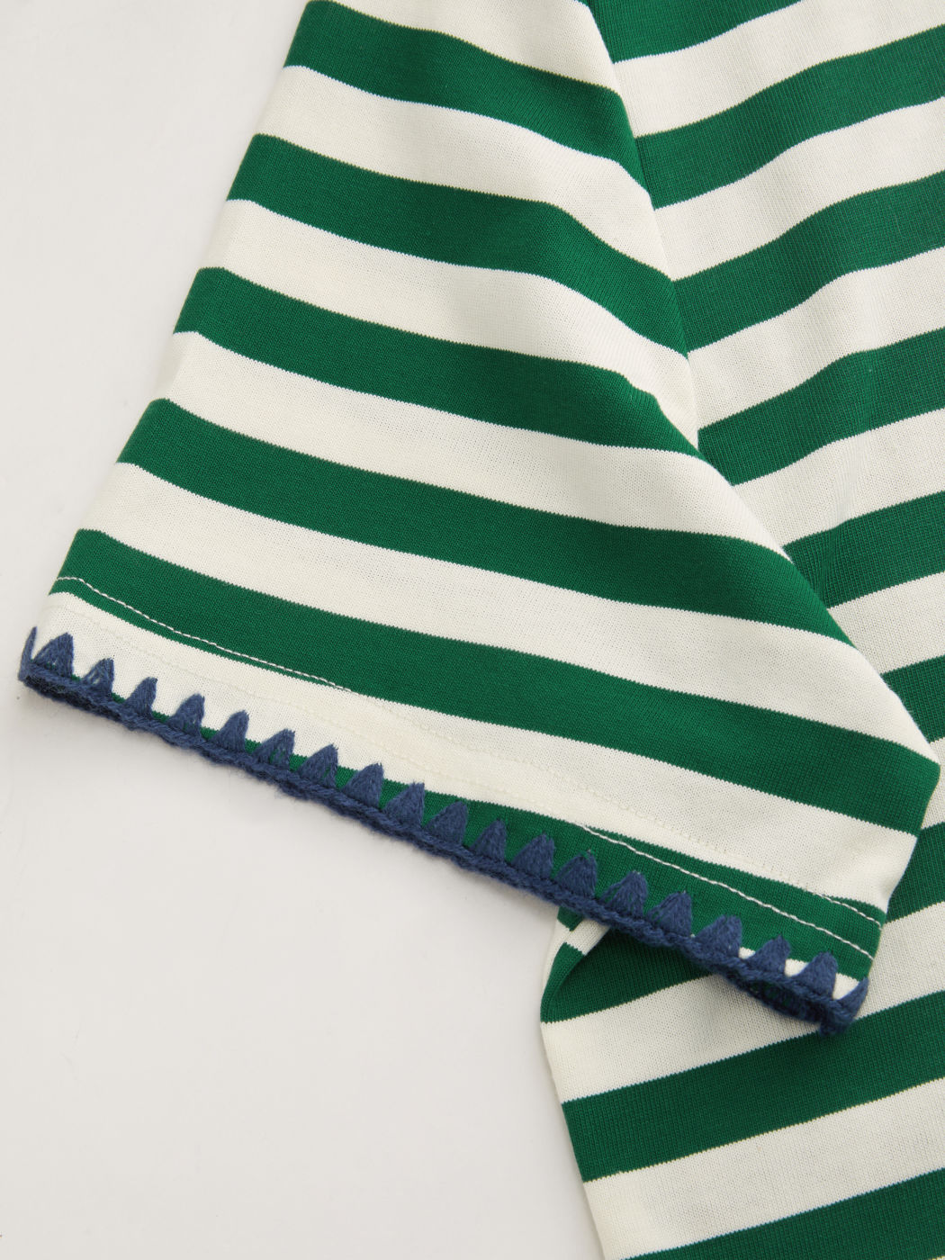 Oversized Cotton-blend Stripe Tee