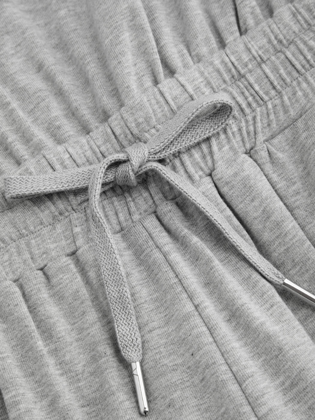 Asymmetrical Neck Elastic Waist Jogger Jumpsuit
