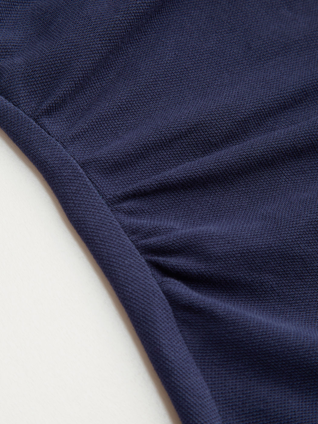 Cotton-blend Polo Ruched Pleated Mini Dress