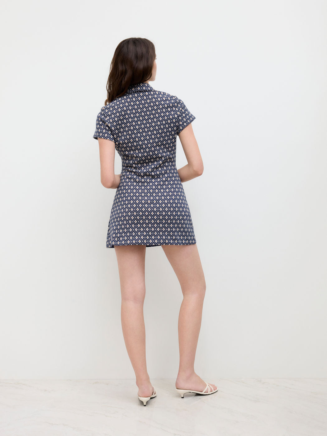 Polo Geometric Mini Dress