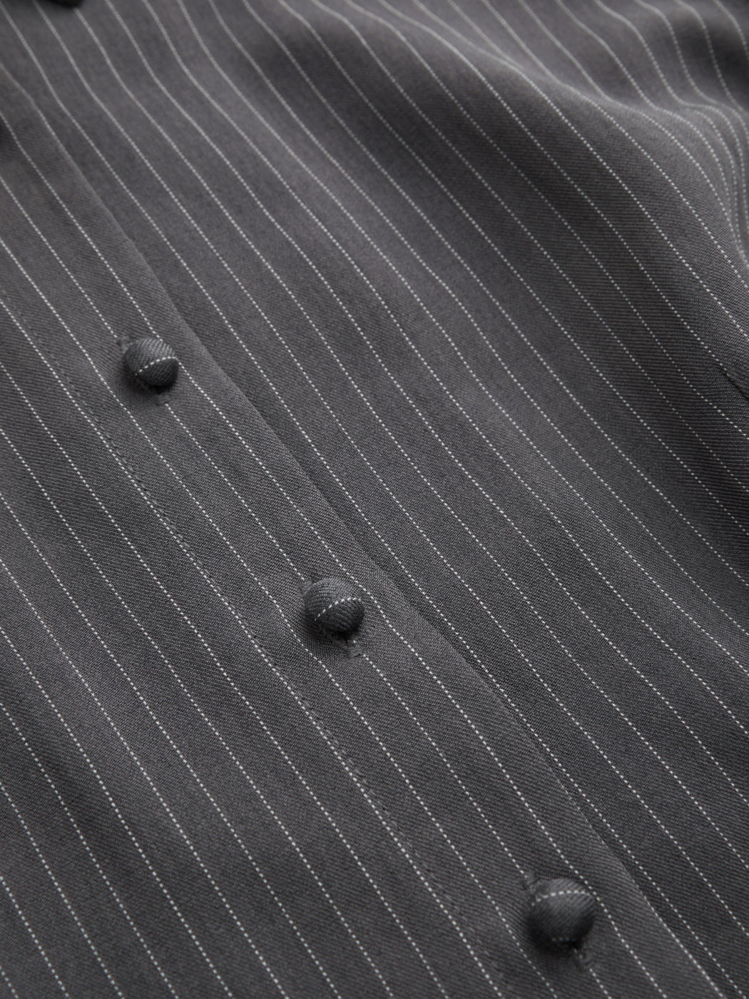 Collar Stripe Button Through Tank Top