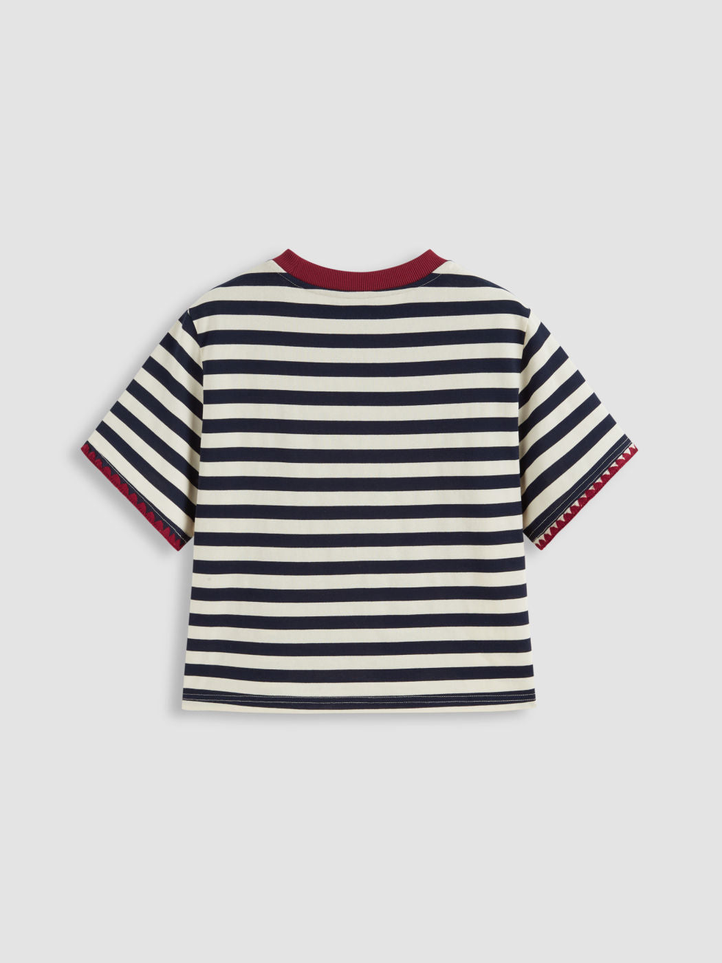 Oversized Cotton-blend Stripe Tee