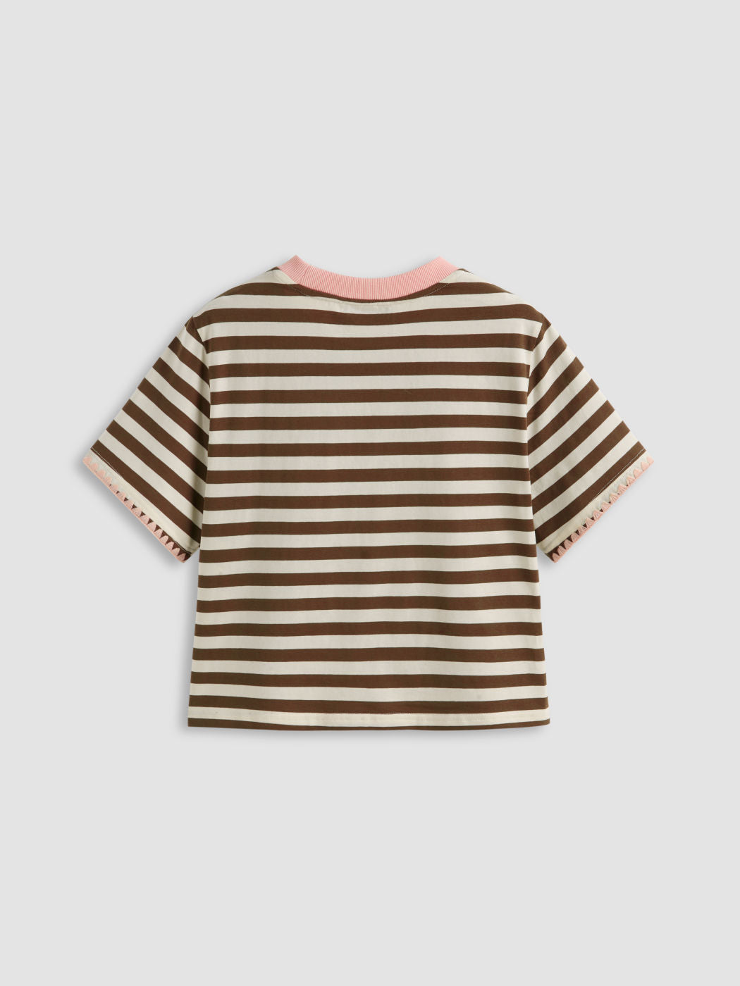 Oversized Cotton-blend Stripe Tee