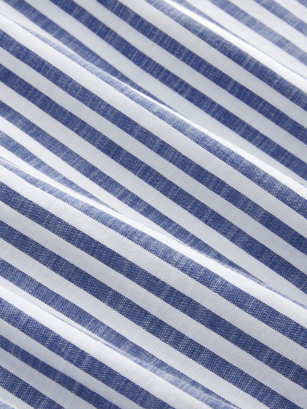 Cotton-blend Polo Neck Stripe Bodysuit