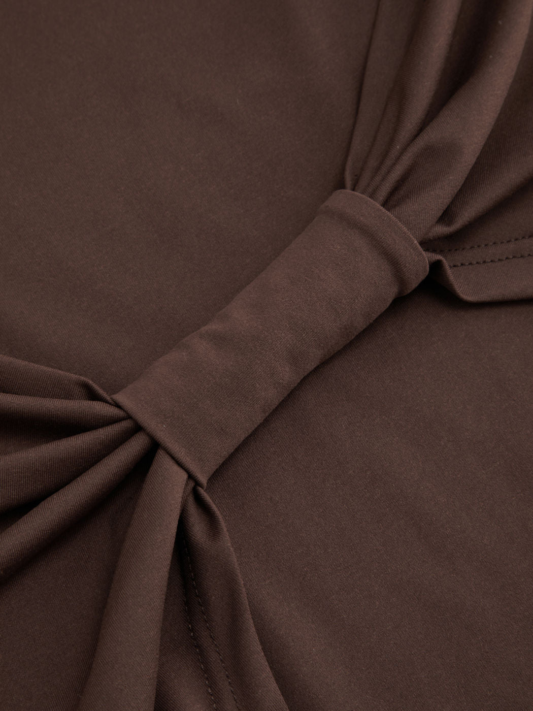 Halter Neckline Twist Split Wrap Maxi Dress