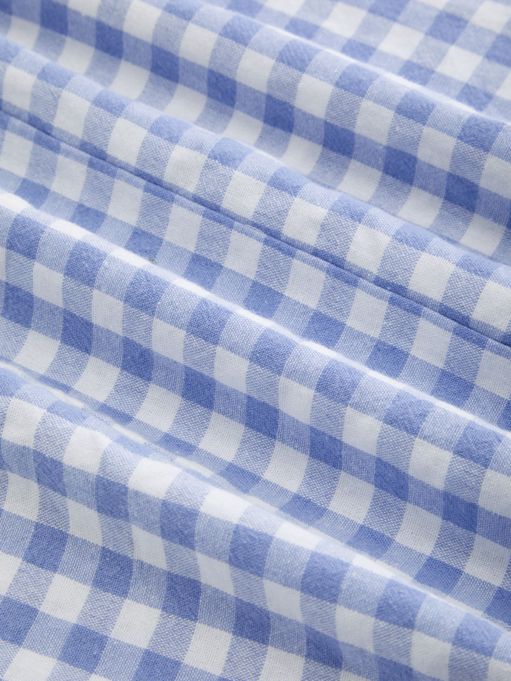 Cotton Boat Neck Gingham Bowknot Midi Dress