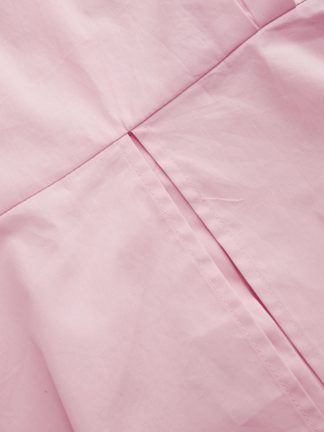 100% Cotton Ruched Cinched Waist Split Shirt